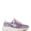 GOLDEN GOOSE Baskets Running Cuir Suédé Violet 22