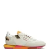 GHOUD VENICE Baskets Rush Low Mesh Blanc Orange 40