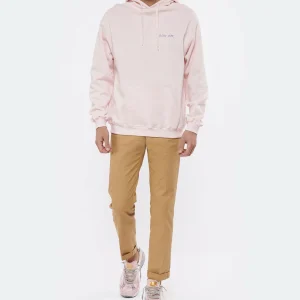 GOLDEN GOOSE Baskets Homme Running Dad Cuir Suédé Rose Blanc 19
