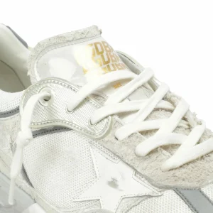 GOLDEN GOOSE Baskets Homme Running Dad Cuir Suédé Beige 12