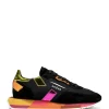 GHOUD VENICE Baskets Rush Low Mesh Noir Jaune 23