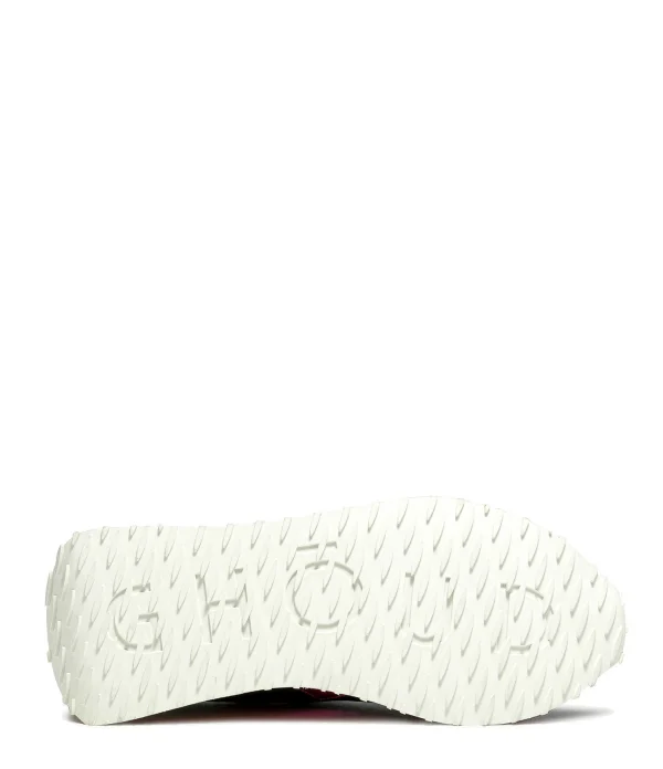 GHOUD VENICE Baskets Rush Low Mesh Noir Jaune 5