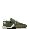 GHOUD VENICE Baskets Rush Low Mesh Kaki Blanc 23