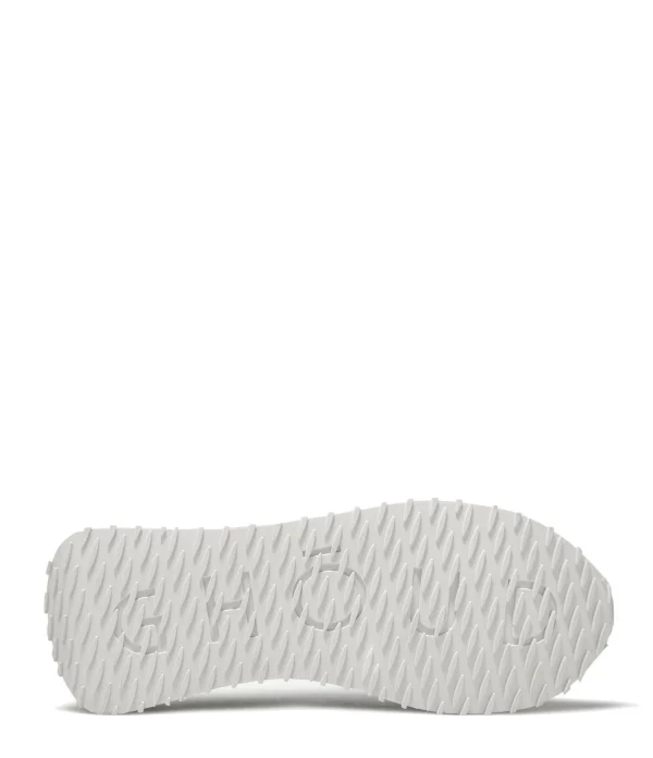 GHOUD VENICE Baskets Rush Low Mesh Kaki Blanc 5