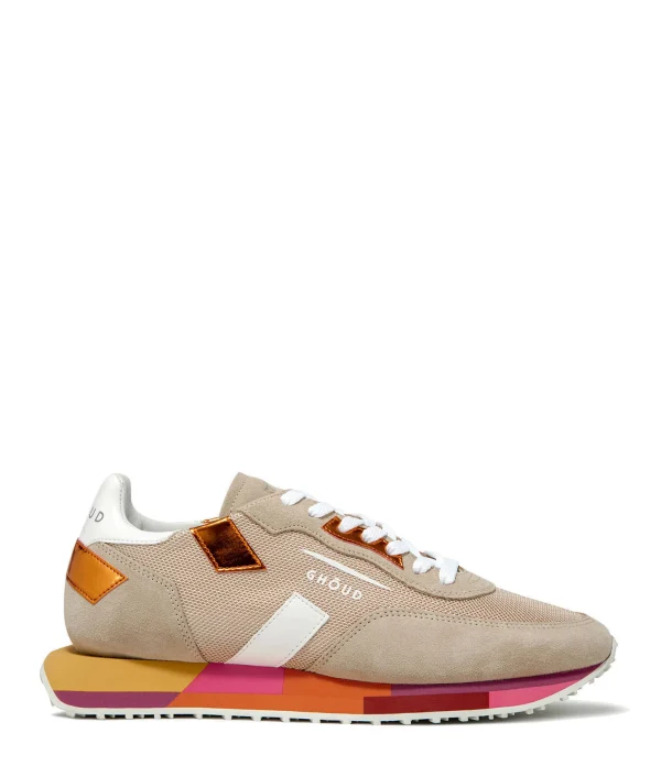 GHOUD VENICE Baskets Rush Low Mesh Sable Orange 1