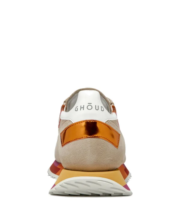 GHOUD VENICE Baskets Rush Low Mesh Sable Orange 3