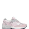 GOLDEN GOOSE Baskets Running Dad Cuir Suédé Rose 25
