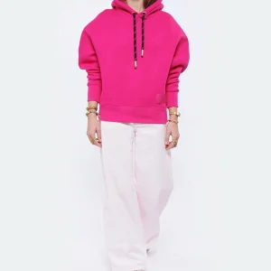 GOLDEN GOOSE Baskets Running Dad Cuir Suédé Rose 24