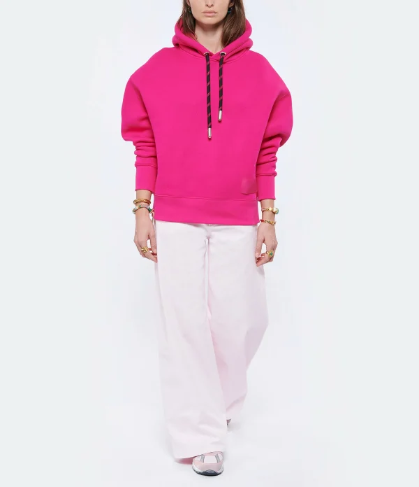 GOLDEN GOOSE Baskets Running Dad Cuir Suédé Rose 9