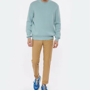 GOLDEN GOOSE Baskets Homme Running Cuir Suédé Bleu Blanc 19