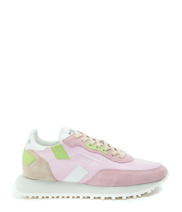 GHOUD VENICE Baskets Rush One Low Mesh Rose Vert, Collaboration Ghoud X Lesyanebo 1