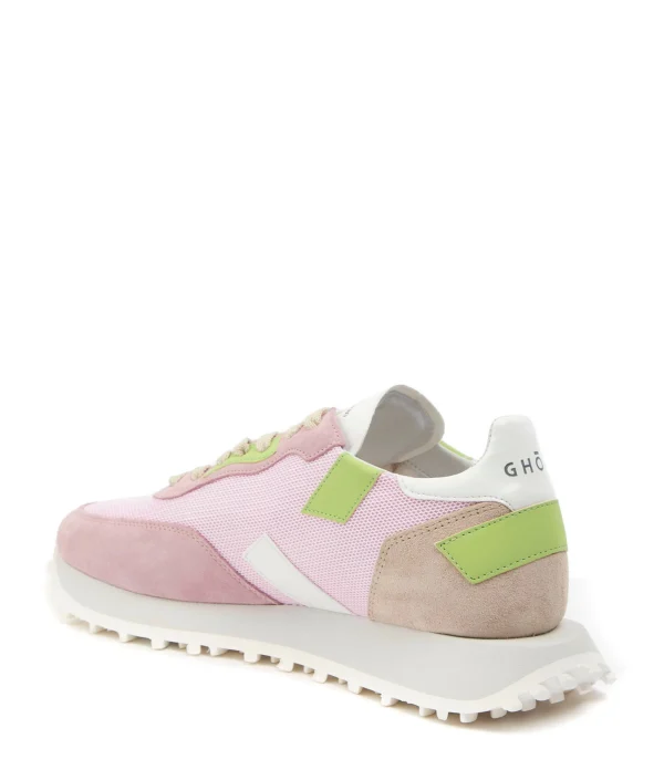 GHOUD VENICE Baskets Rush One Low Mesh Rose Vert, Collaboration Ghoud X Lesyanebo 4