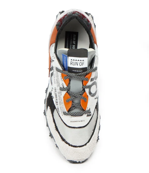 RUN OF Baskets Ro-1 Cuir Blanc 3
