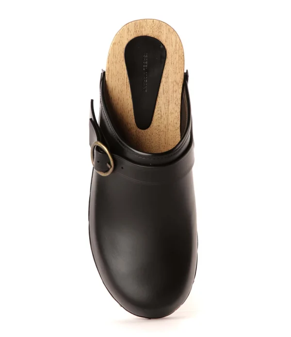 ISABEL MARANT Sabots Thalie Cuir De Veau Noir 3