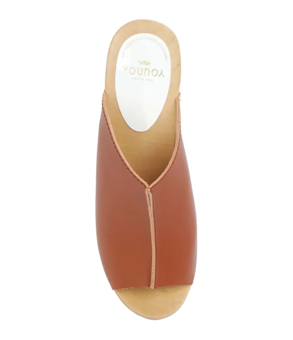 SABOT YOUYOU Sabots Ydol Bois Cuir Brique 3