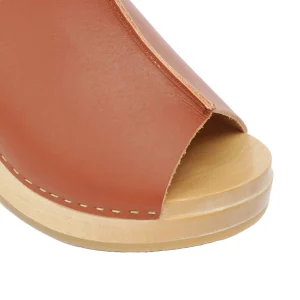 SABOT YOUYOU Sabots Ydol Bois Cuir Brique 14