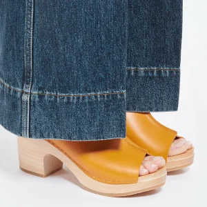 SABOT YOUYOU Sabots Ydol Bois Cuir Papaye 18