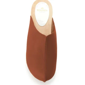 SABOT YOUYOU Sabots Yssa Bois Cuir Brique 10