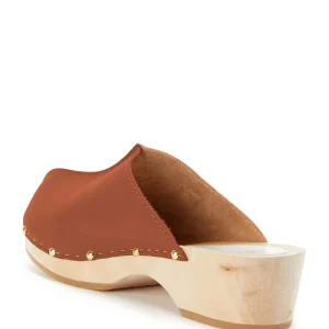 SABOT YOUYOU Sabots Yssa Bois Cuir Brique 12