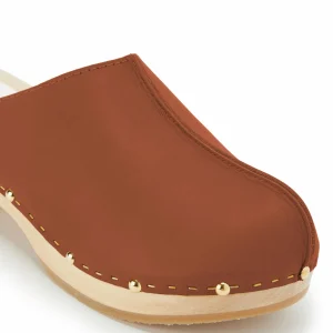 SABOT YOUYOU Sabots Yssa Bois Cuir Brique 14