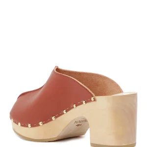 SABOT YOUYOU Sabots Yndies Bois Cuir Brique 18