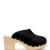 SABOT YOUYOU Sabots Yndies Bois Cuir Noir 32