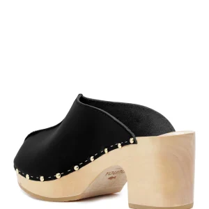 SABOT YOUYOU Sabots Yndies Bois Cuir Noir 18