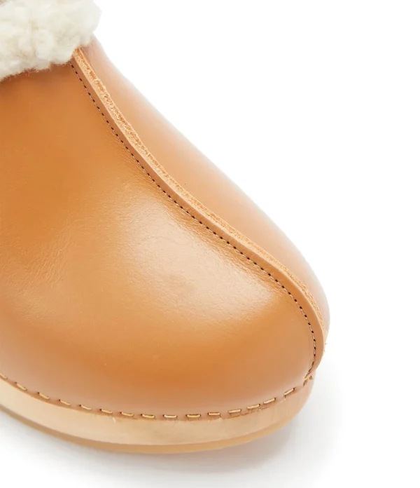 SABOT YOUYOU Sabots Ygloo Bois Cuir Camel 5