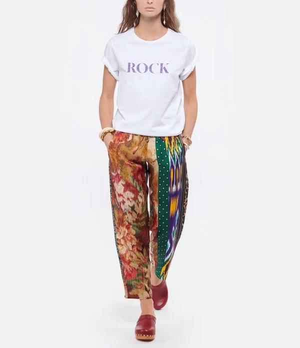 SABOT YOUYOU Sabots Yren Rock Bois Cuir Cerise 9