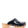 SABOT YOUYOU Sabots Yren Rock Bois Cuir Verni Noir 34