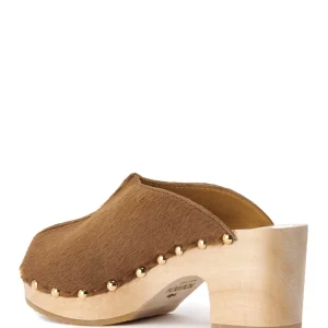 SABOT YOUYOU Sabots Yanaki Bois Cuir Caramel 15