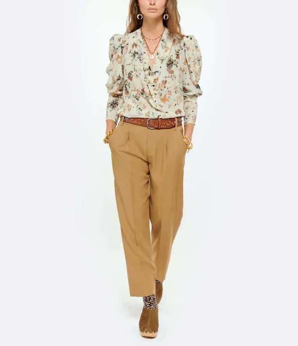 SABOT YOUYOU Sabots Yanaki Bois Cuir Caramel 7