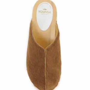 SABOT YOUYOU Sabots Ysla Bois Cuir Caramel 14