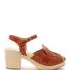 SABOT YOUYOU Sabots Yoyo Bois Cuir Caramel 31