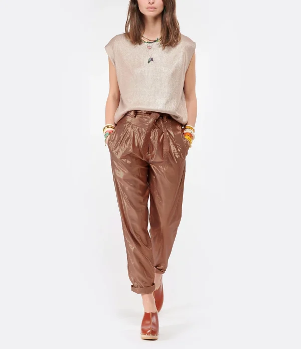 SABOT YOUYOU Sabots Yndies Bois Cuir Caramel 11