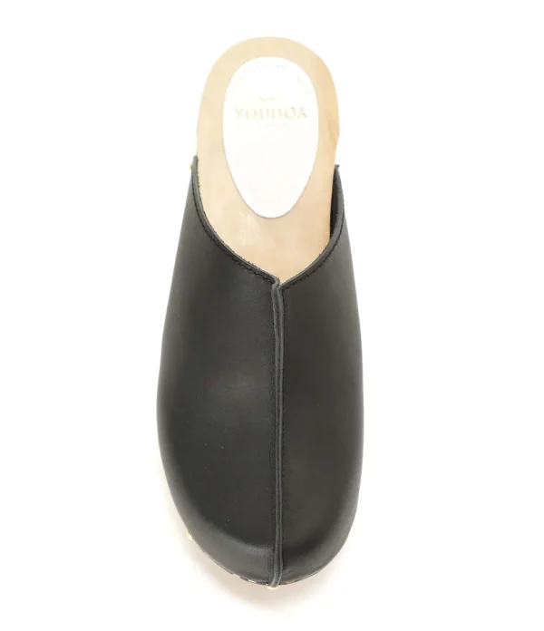 SABOT YOUYOU Sabots Yssa Bois Cuir Noir 3