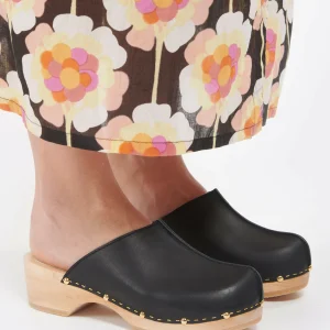 SABOT YOUYOU Sabots Yssa Bois Cuir Noir 18