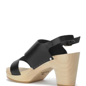 SABOT YOUYOU Sabots Yaya Bois Cuir Noir 16