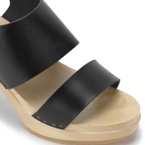 SABOT YOUYOU Sabots Yaya Bois Cuir Noir 18