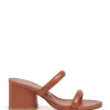 AEYDE Sandales à Talons Barbara Cuir Cognac 32
