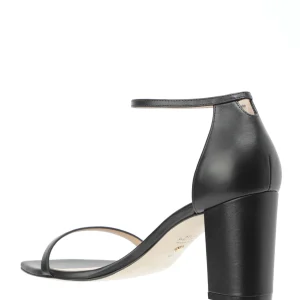 STUART WEITZMAN Sandales Amelina Block Cuir Noir 16