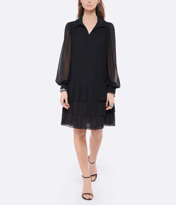 STUART WEITZMAN Sandales Amelina Block Cuir Noir 10