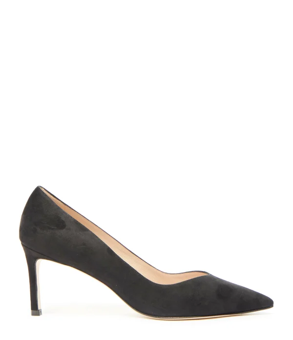 STUART WEITZMAN Escarpins Anny 70 Cuir Suédé Noir 1