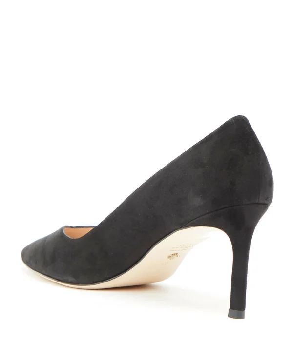 STUART WEITZMAN Escarpins Anny 70 Cuir Suédé Noir 3