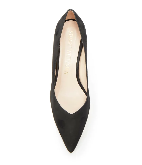 STUART WEITZMAN Escarpins Anny 70 Cuir Suédé Noir 4