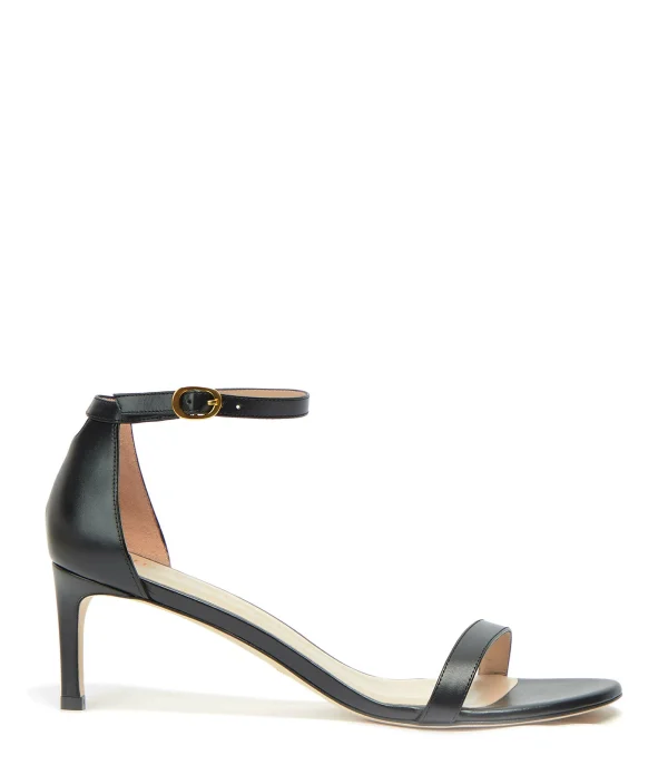 STUART WEITZMAN Sandales Nunakedstraight 60 Cuir Noir 1