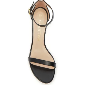 STUART WEITZMAN Sandales Nunakedstraight 60 Cuir Noir 12