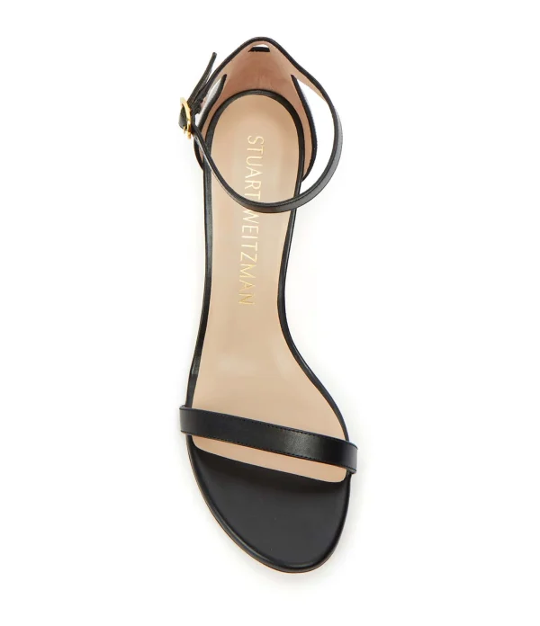 STUART WEITZMAN Sandales Nunakedstraight 60 Cuir Noir 4