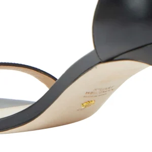 STUART WEITZMAN Sandales Nunakedstraight 60 Cuir Noir 14