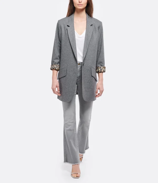 JEANNE VOULAND Sandales Sublim Double Cuir Texturé Argenté 7